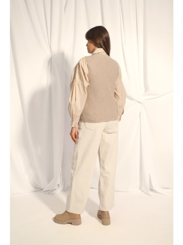 Just Cashmere Kaschmir-Pullunder "Dampa" in Beige