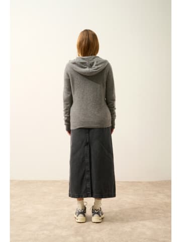 Just Cashmere Kaschmir-Cardigan "Debbie" in Grau