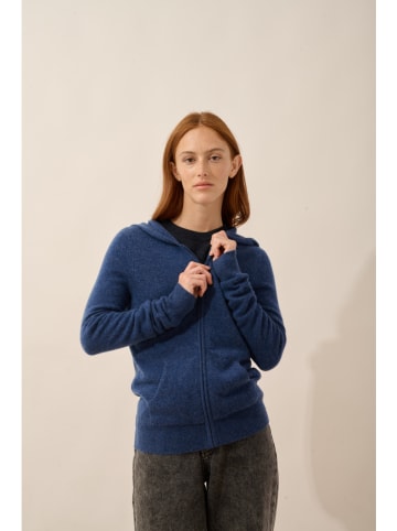 Just Cashmere Kaschmir-Cardigan "Debbie" in Dunkelblau