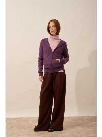 Just Cashmere Kaschmir-Cardigan "Debbie" in Lila