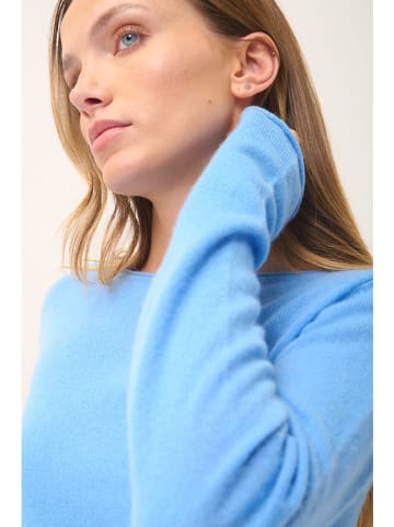 Just Cashmere Kasjmieren trui "Grace" lichtblauw