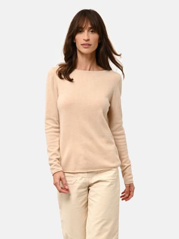 Just Cashmere Kasjmieren trui "Grace" beige