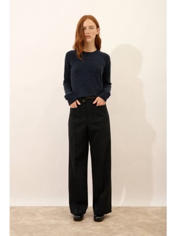 Just Cashmere Kaszmirowy sweter "Helen" w kolorze czarnym