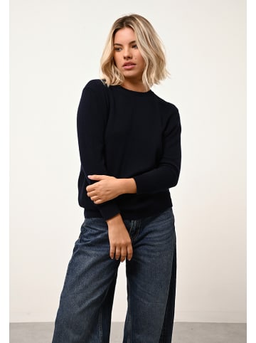 Just Cashmere Kaszmirowy sweter "Janice" w kolorze granatowym