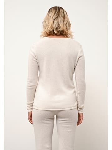 Just Cashmere Kaschmir-Pullover "Joan" in Weiß