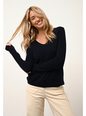 Just Cashmere Kaschmir-Pullover "Joan" in Dunkelblau