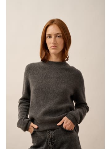 Just Cashmere Kaschmir-Pullover in Anthrazit