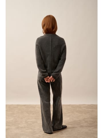 Just Cashmere Kaschmir-Pullover in Anthrazit