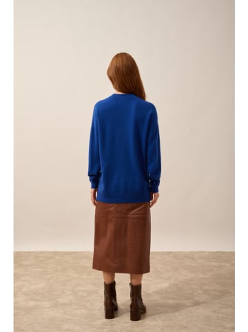 Just Cashmere Kaschmir-Pullover "Jospe" in Blau