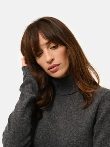 Just Cashmere Kaschmir-Pullover "June" in Anthrazit