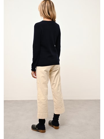 Just Cashmere Kaszmirowy kardigan "Katharine" w kolorze granatowym