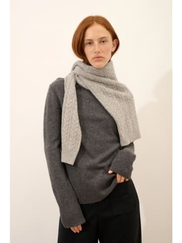 Just Cashmere Kaszmirowy golf "Lexie" w kolorze antracytowym