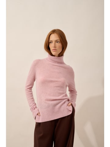 Just Cashmere Kaszmirowy golf "Lexie" w kolorze jasnoróżowym