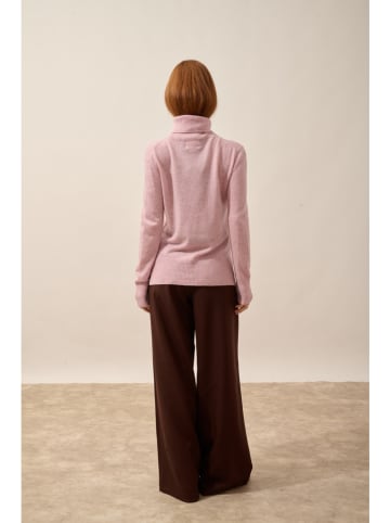 Just Cashmere Kaschmir-Rollkragenpullover "Lexie" in Rosa