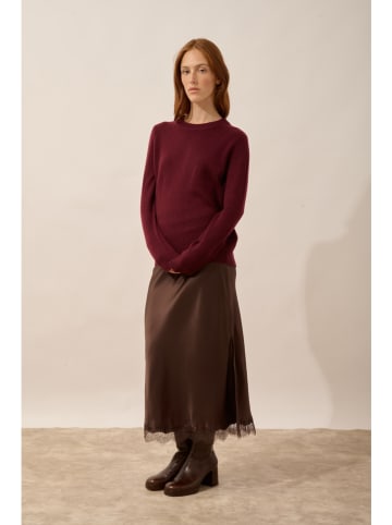 Just Cashmere Kaschmir-Pullover "Lexini" in Bordeaux