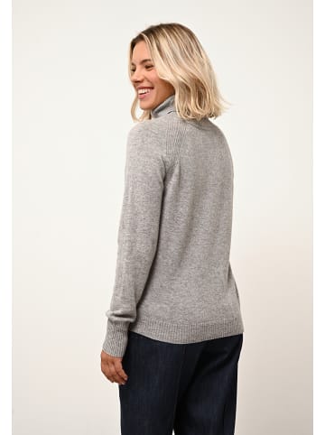 Just Cashmere Kaschmir-Rollkragenpullover in Grau