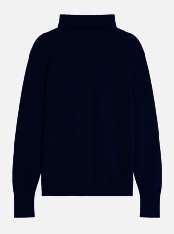 Just Cashmere Kaschmir-Rollkragenpullover in Dunkelblau