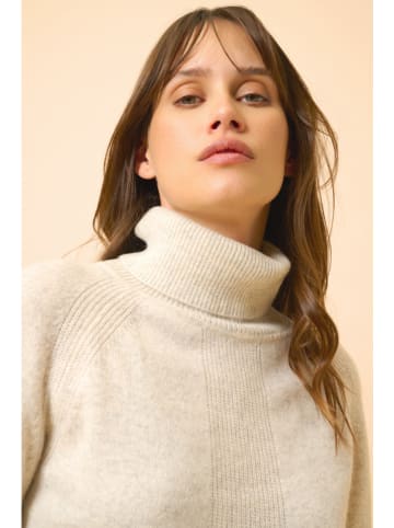 Just Cashmere Kasjmieren coltrui crème