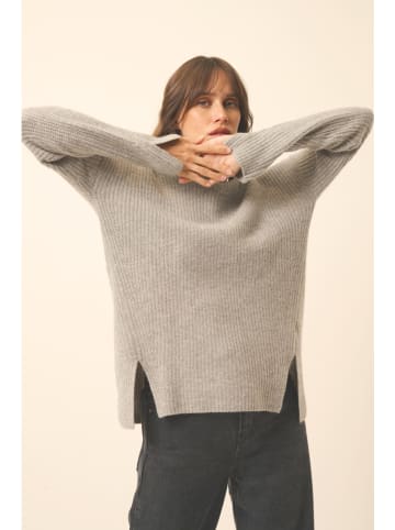 Just Cashmere Kaschmir-Pullover "Louise" in Grau