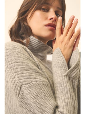 Just Cashmere Kaszmirowy sweter "Louise" w kolorze szarym