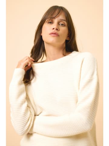 Just Cashmere Kaschmir-Pulloverullover "Louna" in Creme