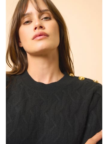 Just Cashmere Kaszmirowy sweter "Lynd" w kolorze czarnym