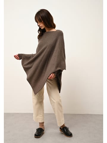 Just Cashmere Kaschmir-Poncho "Meredith" in Braun