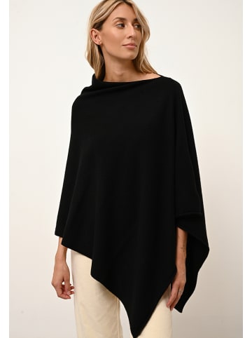 Just Cashmere Kaschmir-Poncho "Meredith" in Schwarz