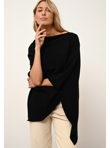 Just Cashmere Kaschmir-Poncho "Meredith" in Schwarz