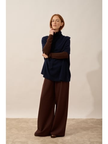 Just Cashmere Kaschmir-Poncho"Miamar" in Dunkelblau