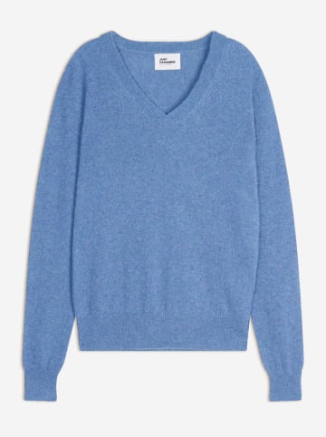 Just Cashmere Kaszmirowy sweter "Nora" w kolorze błękitnym