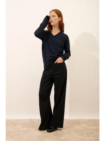 Just Cashmere Kaszmirowy sweter "Nora" w kolorze czarnym