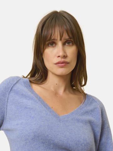 Just Cashmere Kasjmieren trui "Phoebe" lichtblauw