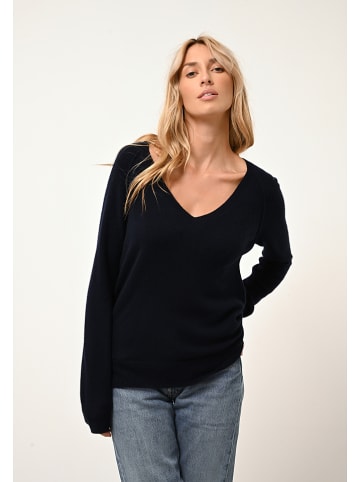 Just Cashmere Kaschmir-Pullover "Phoebe" in Dunkelblau