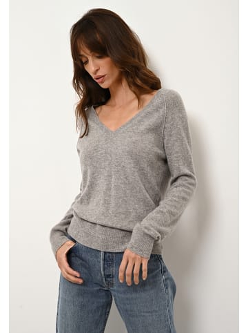 Just Cashmere Kaschmir-Pullover "Phoebe" in Grau