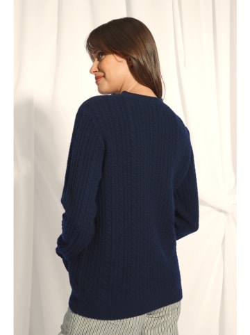 Just Cashmere Kaschmir-Pullover "Sarah" in Dunkelblau