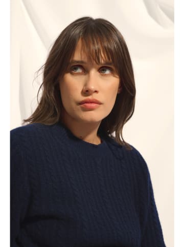 Just Cashmere Kaschmir-Pullover "Sarah" in Dunkelblau