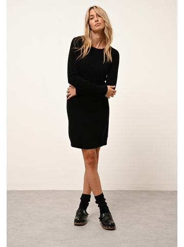 Just Cashmere Kaschmir-Kleid "Susan" in Schwarz