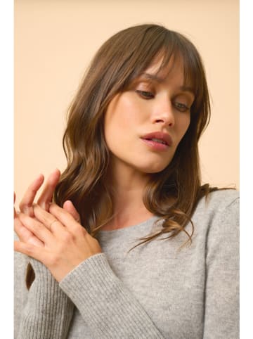 Just Cashmere Kaschmir-Kleid "Susan" in Grau