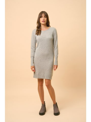 Just Cashmere Kaschmir-Kleid "Susan" in Grau