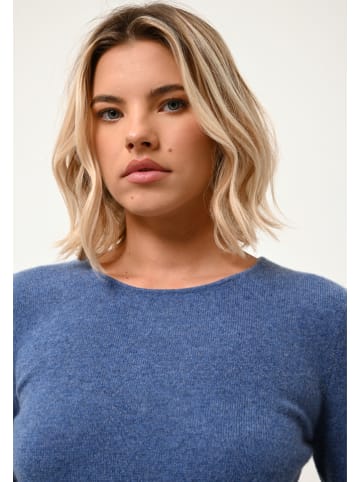 Just Cashmere Kaschmir-Pullover "Vivian" in Blau