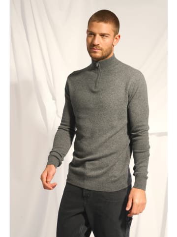 Just Cashmere Kasjmieren trui "Bradley" antraciet