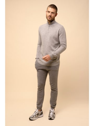 Just Cashmere Kaszmirowy sweter "Bradley" w kolorze szarym