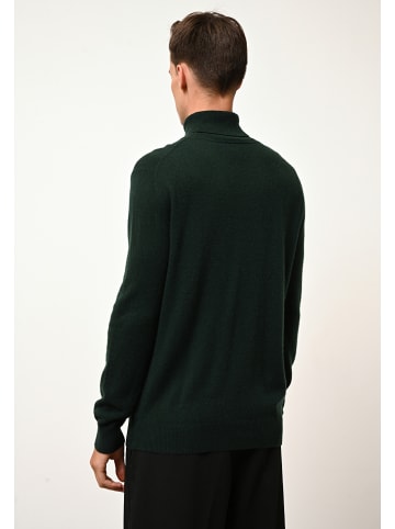 Just Cashmere Kasjmieren coltrui "Connor" donkergroen