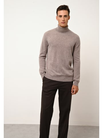 Just Cashmere Kasjmieren coltrui "Connor" taupe