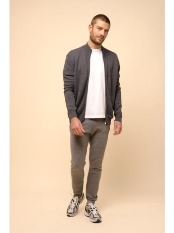 Just Cashmere Kasjmieren broek "Polnoon" grijs