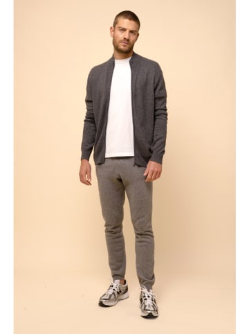 Just Cashmere Kasjmieren broek "Polnoon" grijs