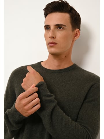 Just Cashmere Kasjmieren trui "Howard" kaki