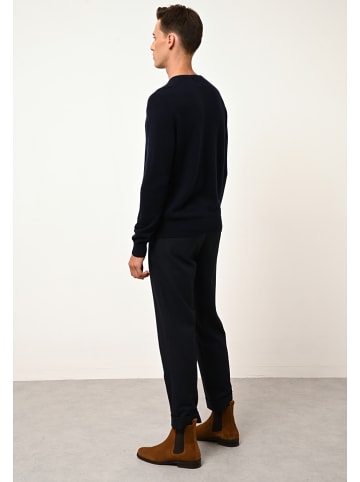 Just Cashmere Kaszmirowy sweter "Howard" w kolorze granatowym