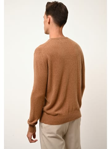 Just Cashmere Kaschmir-Pullover "Howard" in Camel